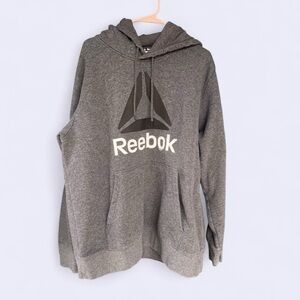 Reebok Charcoal Gray Fleece-Lined Sweatshirt